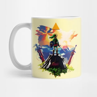 Timeless Gaming Adventure: Whimsical Art Prints Featuring Classic Games for Nostalgic Gamers! Mug